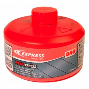 флюс для пайки Express 840 высокоактивный неорганический флюс на основе хлористых солей цинка и аммония.