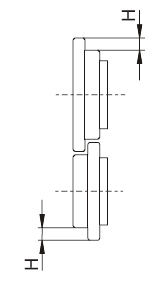 ролики для фальца DF пара роликов для формирования на тонкостенных трубах профиля под фальцевое соединение.