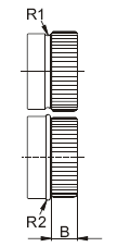 гофрирующие ролики EV с упорным зигом  ролики для уменьшение диаметра трубы одновременно с упорным зигом - две операции за один цикл на RAS 12.35