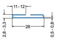 ролики для сдвижного фальца (0,5-1,0 мм) на RAS 22.09